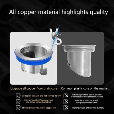 Bath Shower Floor Strainer Plug Insect Prevention Colander Shower Drain Stopper Rapid Drainage for Household Bathroom Kitchen