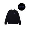 Nike Outdoor Breathable Urban Commuting Versatile Letter Round Neck Pullover Logo Sweatshirt Unisex Sweatshirt Black BV2667-010(TEAM1061-3.3.2)