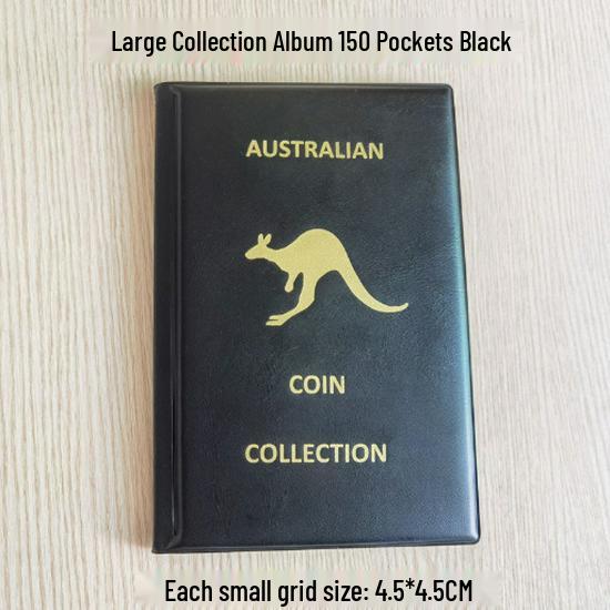 PVC Coin Album: Portable 10-Page, 24-Grid Storage for Coin Collection