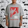Dragon Ball Z Camiseta Estampada de Anime Vintage DBZ Camiseta Masculina e Feminina Top Masculino Camiseta Esportiva Camiseta Masculina Verão