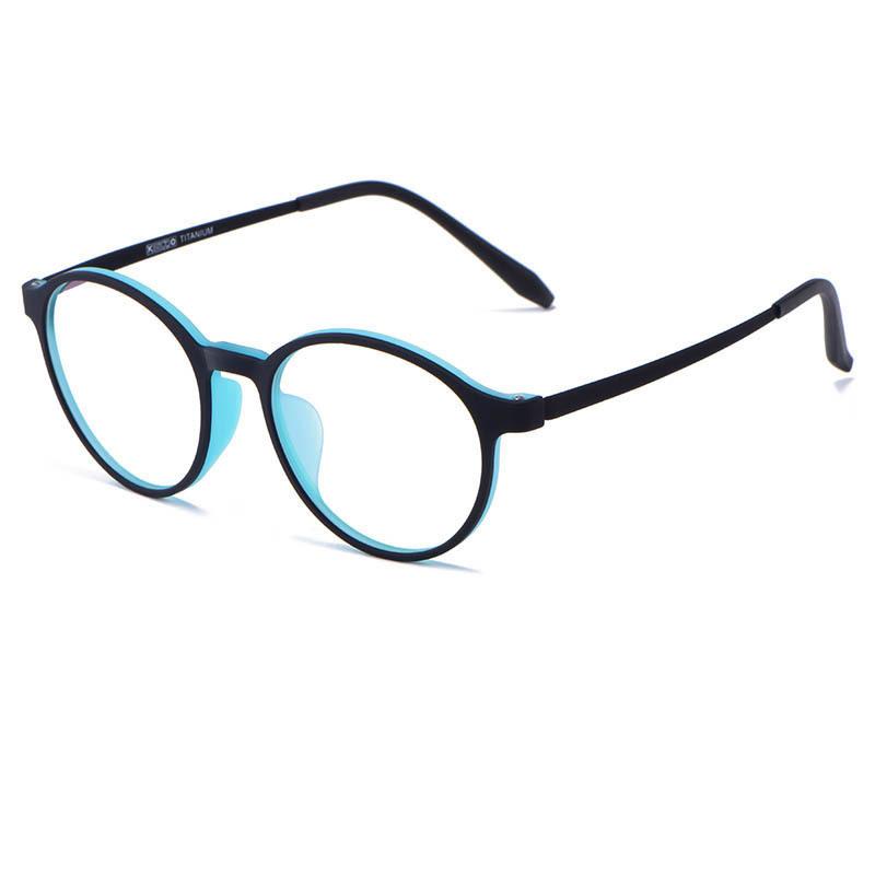 Ultralight Titanium Alloy TR90 Myopia Glasses Retro Round Optical Prescription Eyeglasses Frame Men and Women Oculos