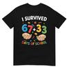 I Survived 100 Days of School 67 + 33 Meme Teacher Student T-Shirt