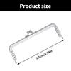 5Pieces 85mm Kiss Clasps Lock Square Metal Purse Frame Kiss Clasp Lock Arched Coin Bag Frame