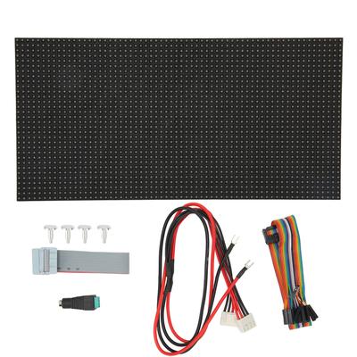 Panou Matrice LED RGB 64x32 Pas 4mm Luminozitate Ajustabilă Afișaj LED RGB Color Complet pentru Magazin Auto