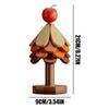 Tree Shaped Trivet Set Christmas Wooden Insulation Trivet Coaster Kitchen Pan Coaster Set For Kitchen Dining Table Apartment