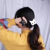 Animal Cloth Women Acrylic Scrunchies Cartoon Hair Rope Kitten Headwear Female Hair Ties