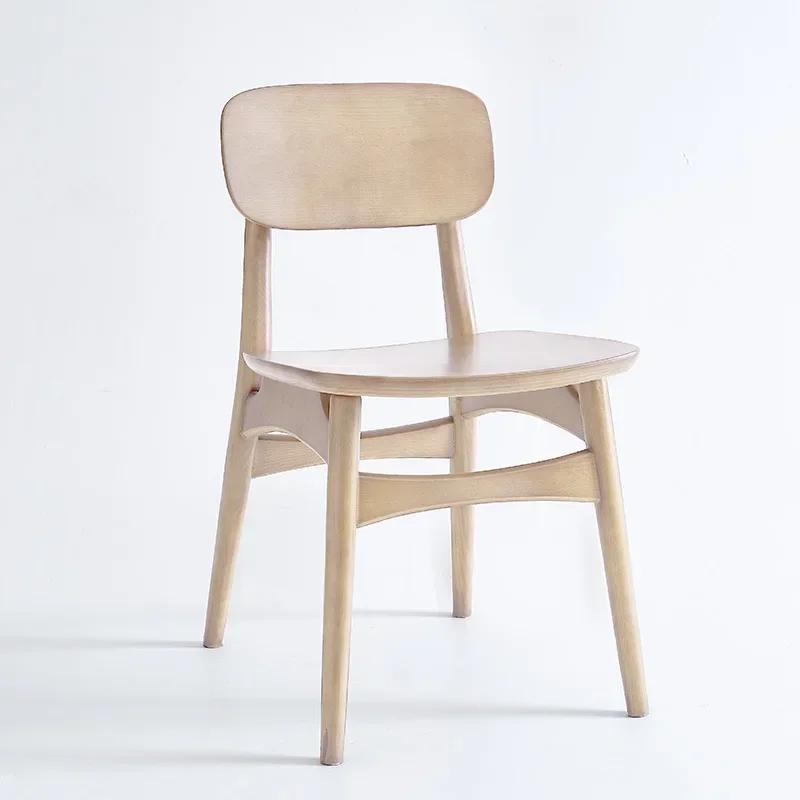 Nordic Wooden Rattan Dining Chairs Kitchen Living Room Armchair Dining Chairs Modern Ergonomic Cadeira Home Furniture