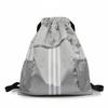 Fashionable Simple Diamond-shaped Dark Pattern Sports Yoga Backpack Outdoor Picnic Basketball Casual Drawstring Backpack