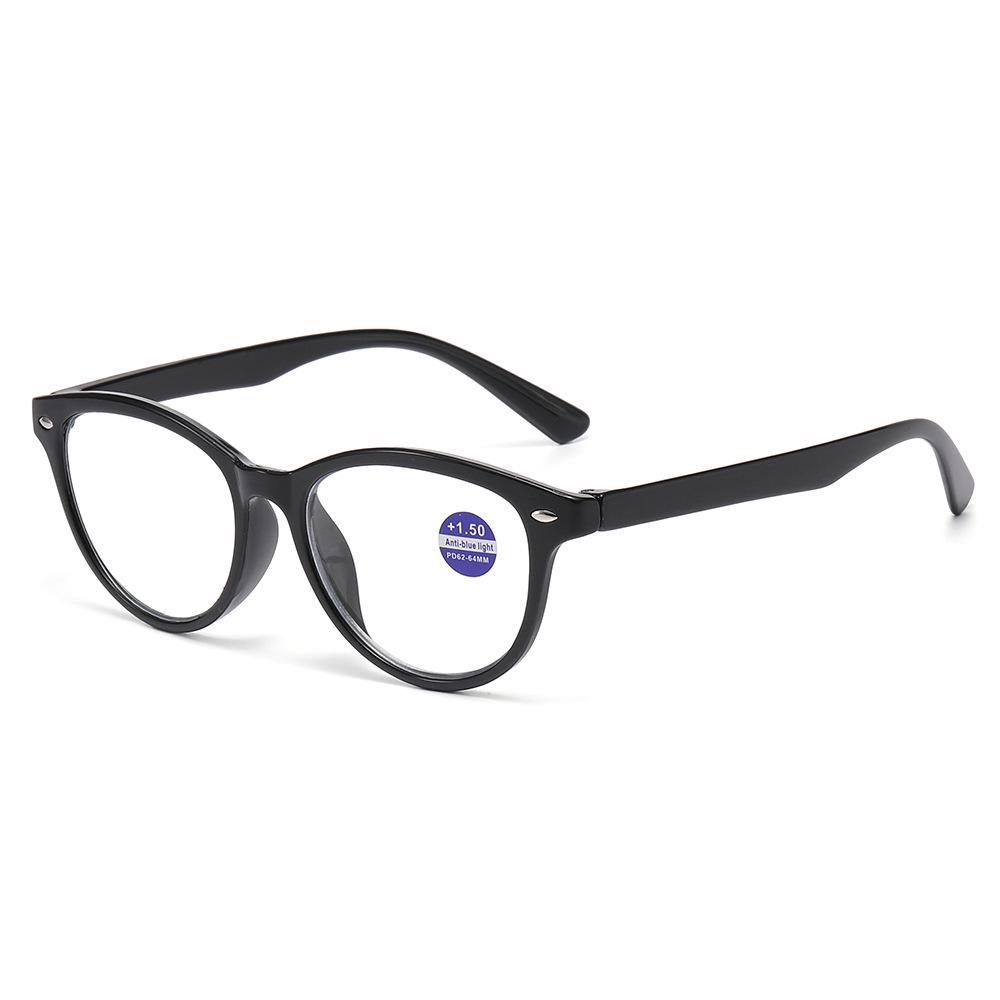 Retro Anti-Blue Light HD Round Reading Glasses for Men and Women