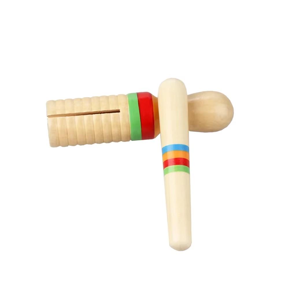 Wooden Musical Percussion Instrument With Rhythm Sticks Educational Toys For Kids Young Boys Girls Party Birthday Chirstmas Gifts