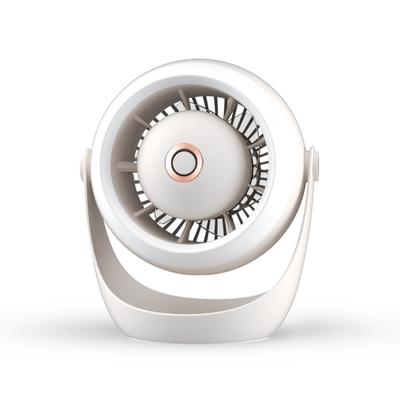 Desk Fan Small Fan Quiet USB Fan with LED Light Table Fan Electric Rechargeable Desktop Fan Hanging Camping Fan