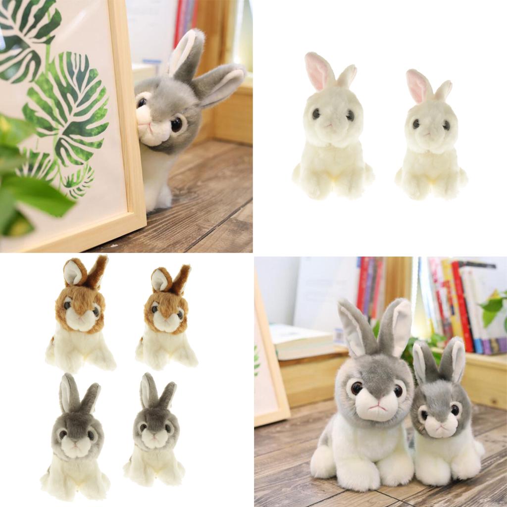 realistic bunny plush