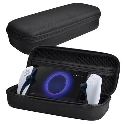Tragetasche Stoßfest Spritzwassergeschützt Tragbare Aufbewahrungstasche mit Netztasche Hartschalenetui für SONY PlayStation Portal