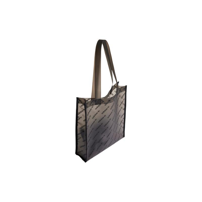 adidas Originals TPU Tote Bag Shopping Bag Shoulder Bag Handbag Unisex Transparent Black Adidas HS5004