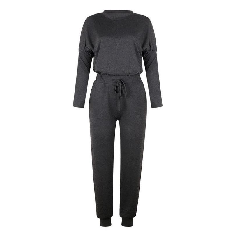 Tracksuit Women 2 Piece Set Loose Comfortable Simple Style Solid Color Long Sleeve Casual Suit Clothes 2024 Top Spring Autumn