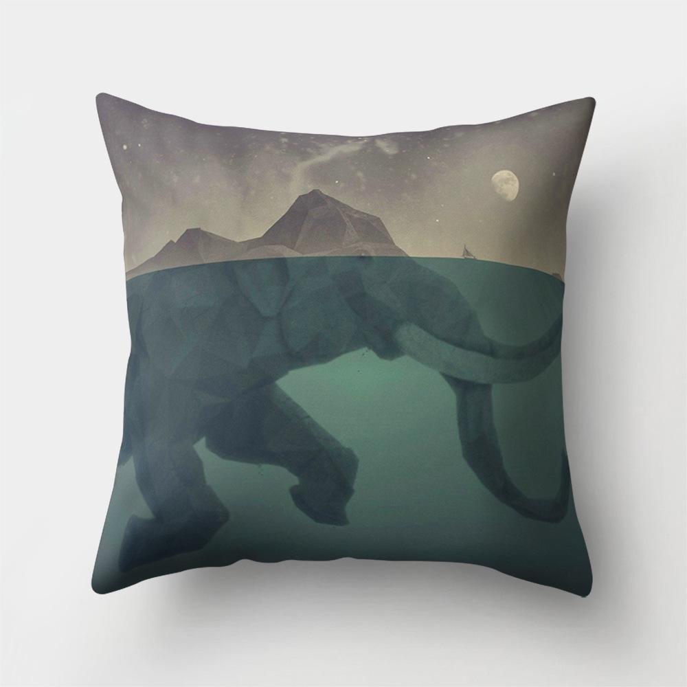 Car Cushion Pillow Case Yiwu Pillow Sofa Pillow Case Creative Home Polyester