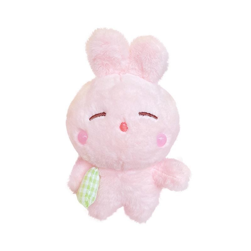 New Creative Pillow Bunny Plush Toy Grab Machine Doll Cute Bear Doll Keychain Bag Pendant
