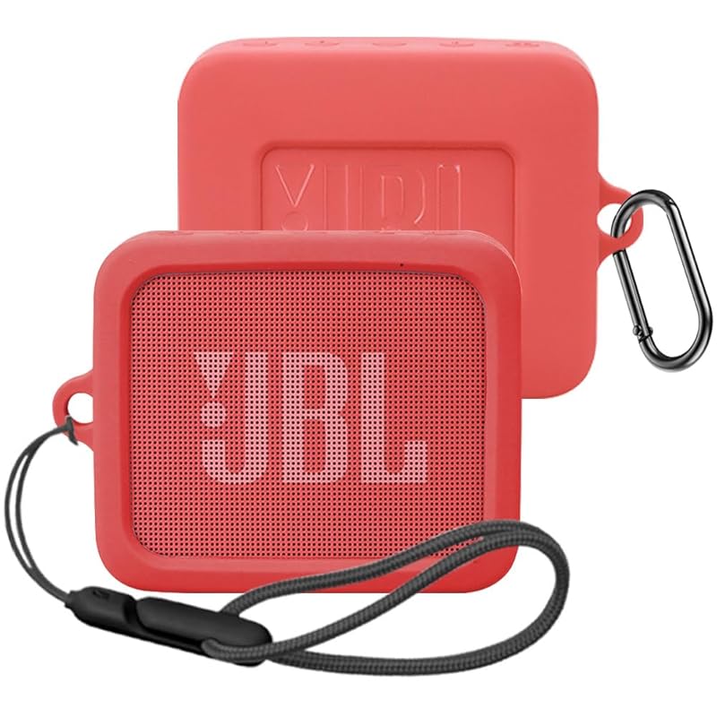 

For GO ESSENTIAL bluetooth speaker Dedicated protective storage Silicone case/with anti-lost buckle/with anti-drop cord [YCJDP] Soft waterproof
