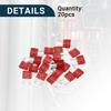 uxcell Car Fuse Type Fuse 10A Mini Fuse Durable Short Circuit Protection Red 20pcs