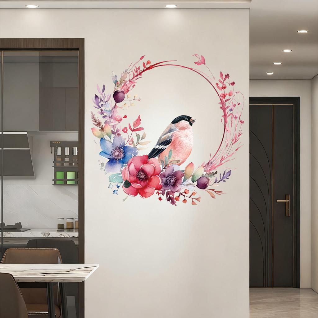 Elsternkranz Fensteraufkleber für Glas Eingang und Ladendekoration