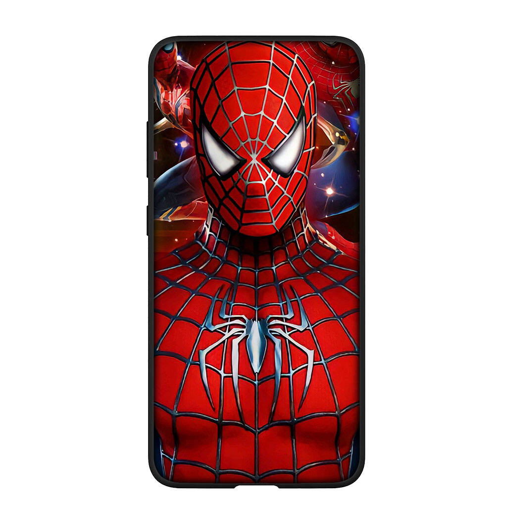 Phone Case for Samsung Galaxy S25 S23 S22 S24 Ultra FE A05 A06 A15 A16 A36 A37 A35 A54 A55 A56 A57 A25 A26 A53 A17 Spider Man Marvel Spiderman Cover