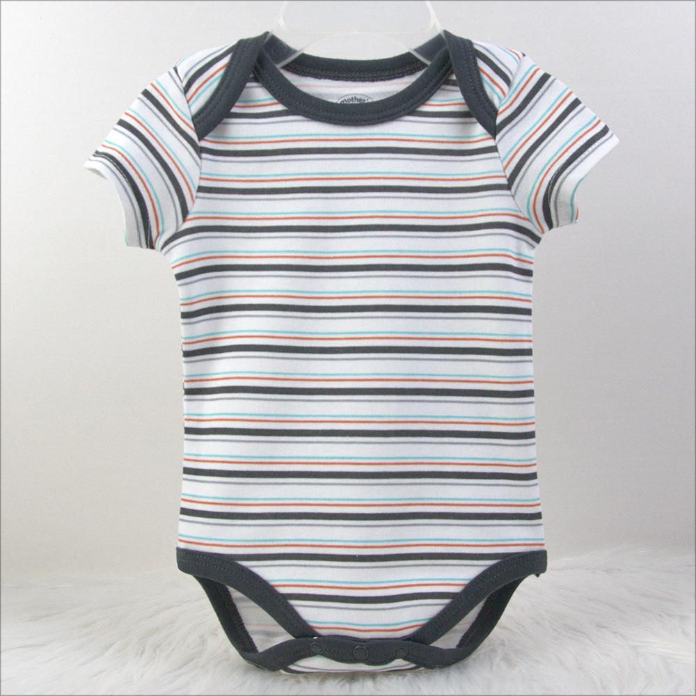 Nieuwgeboren Katoenen Driehoek Baby Bodysuits om te Kruipen