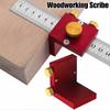 Woodworking Marker Ruler Steel Ruler Marking Positioning Block T-Shaped Ruler Stop Tool DIY Woodworking Measurement Positioning Tool