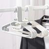 Bold And Thickened Hanger Solid Household Plastic Drying Rack Non-Marking Non-Slip Wardrobe Clothes Hanging Adult Drying Clothes Support