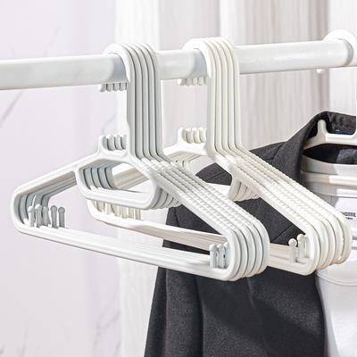 Bold And Thickened Hanger Solid Household Plastic Drying Rack Non-Marking Non-Slip Wardrobe Clothes Hanging Adult Drying Clothes Support