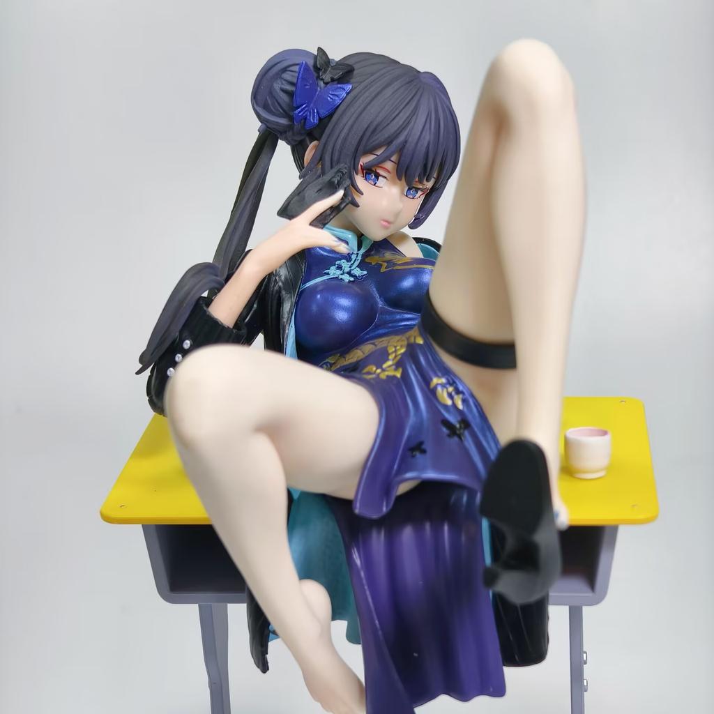 2026 Popular Mi Yin Fei Saki Beauty Girl Series Anime Peripheral GK Handheld Trendy Play Scene Desktop Decoration Ornament Gift