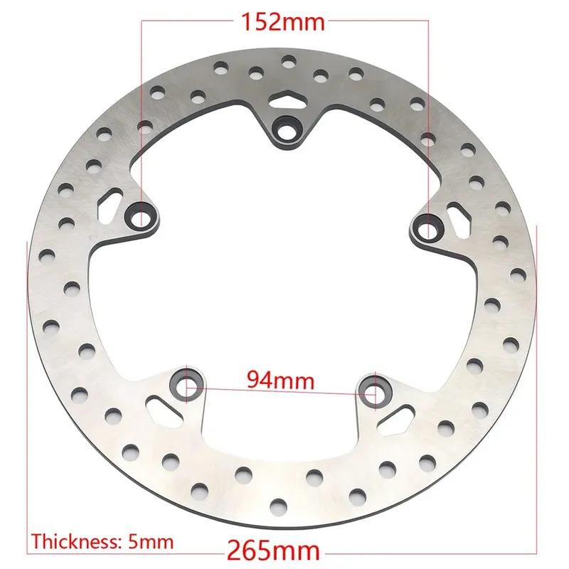 Disco de Freno Trasero Rotor 265mm Para BMW F800GS F800 GS 2008-2018 F800R 2009-2020 F800S 2006-2017 F800ST 2006-2017 F850 GS 2016-2020