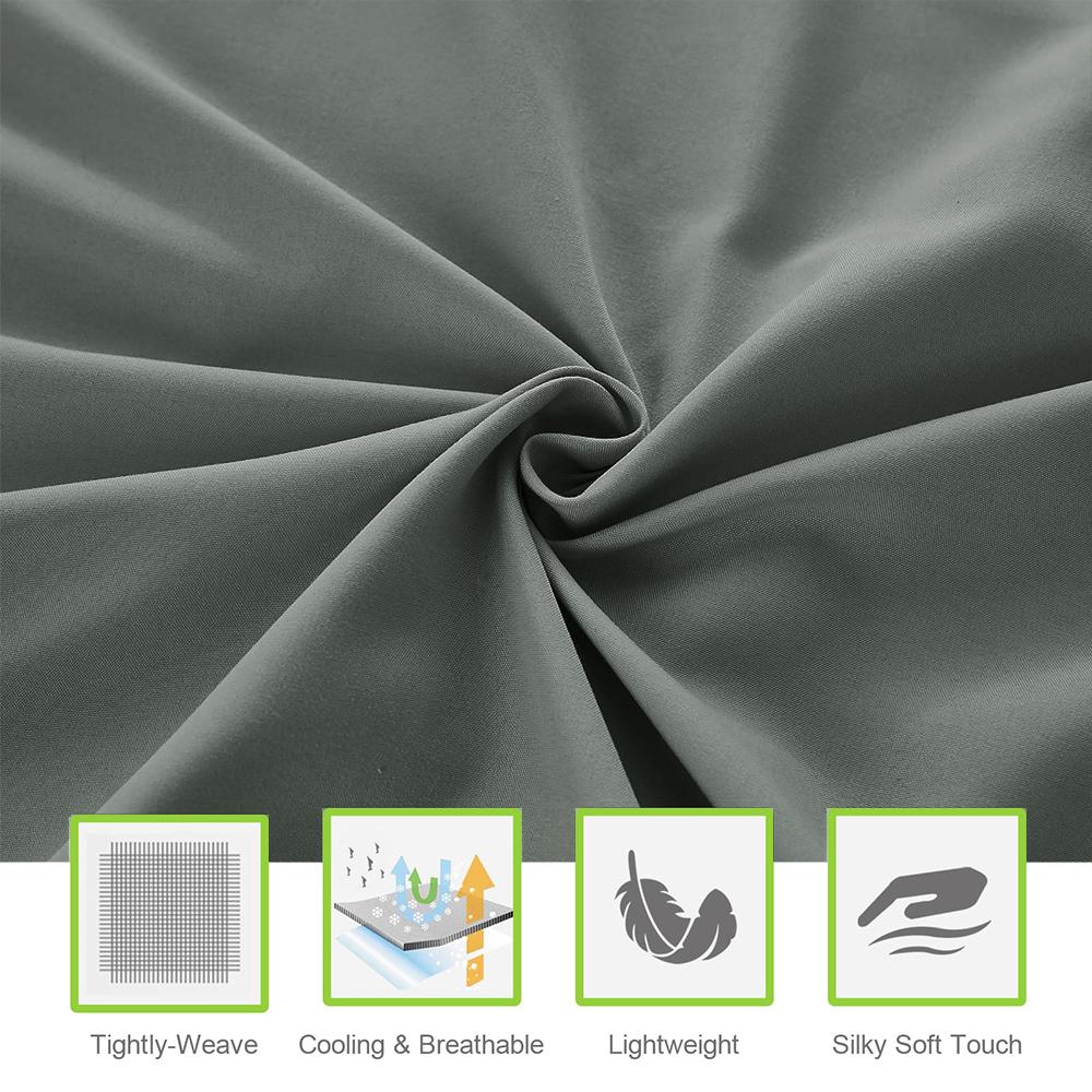 Sheet Set Breathable & Cooling Sheets Hotel Luxury Bed Sheets Extra Soft Easy Fit 4 Piece Set