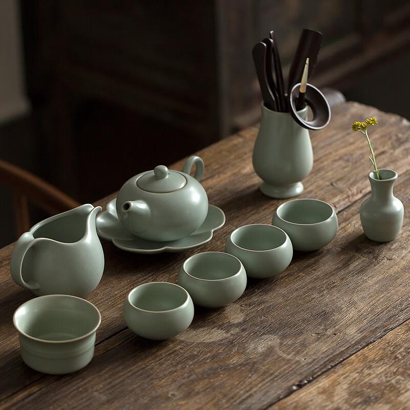 RUDAO Ru Kiln 10-Piece Gongfu Tea Set