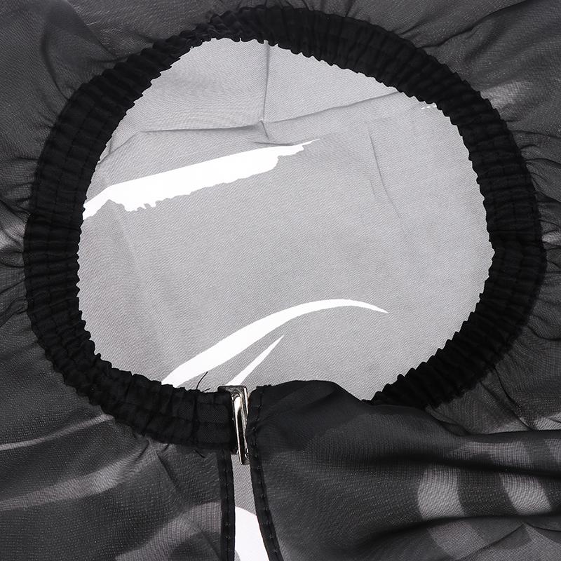 Účes Kadeřnictví Barber Cloth Vzor lebky Zástěra Polyester Cape Holičské šaty