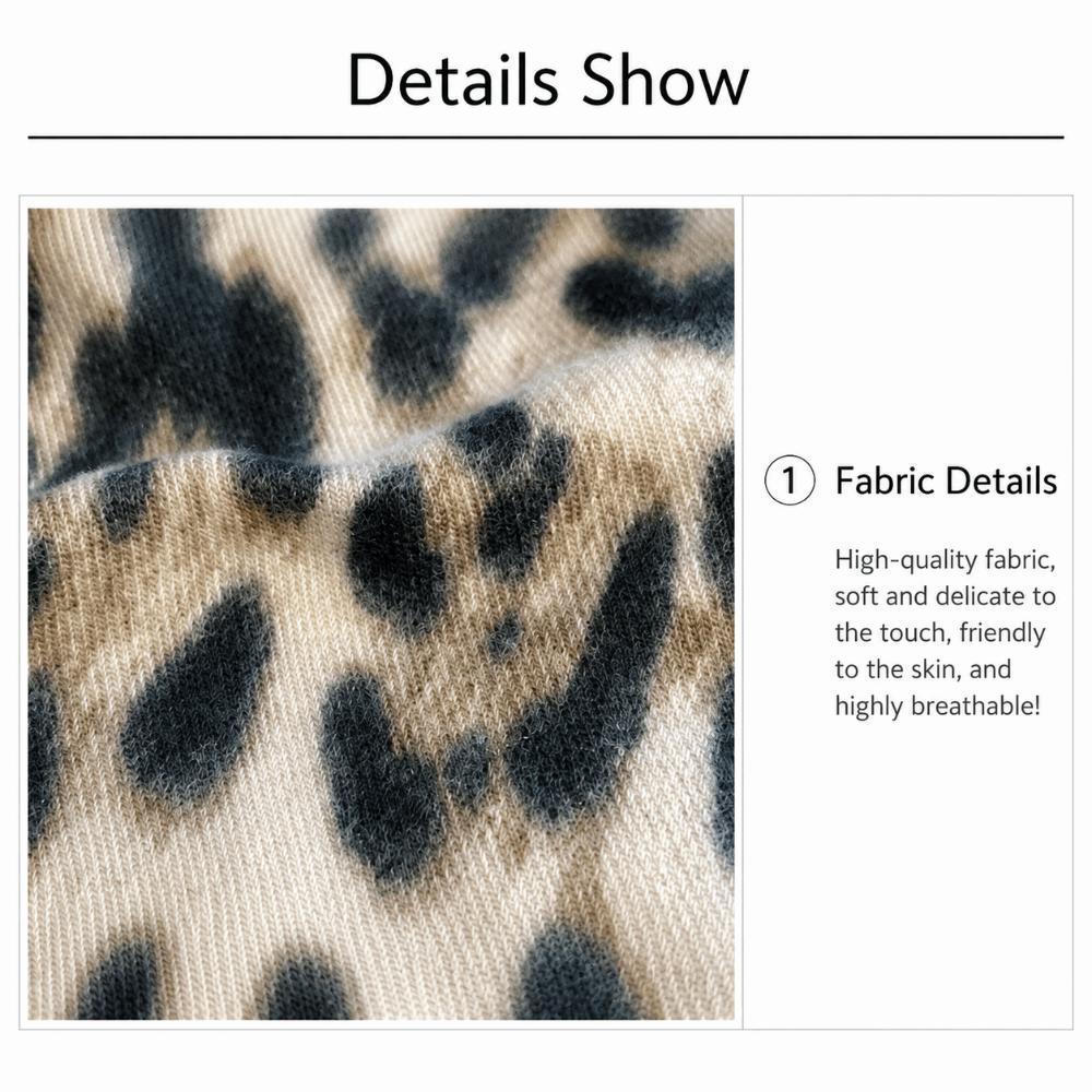 Imitation Cashmere Leopard Scarf Thickened Pashmina Shawl Vintage Style Neck Warmer Cover  Women