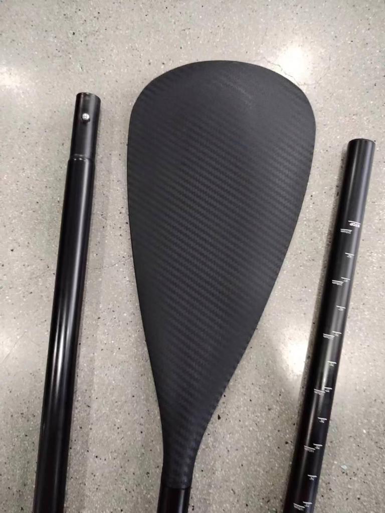 Pala Portátil Desmontable de Aluminio de Tres Secciones para Tabla de Paddle Surf/Tabla de Surf