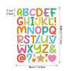 1-inch Alphanumeric Sticker Bright Film Cartoon Pen Holder Children Piggy Bank Water Cup DIY Waterproof Letter Sticker