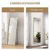 Full Length Rectangular Grand Mirror 50 X 160 Cm Floor Standing Wall Mounted Or Leaning Against Wall Gold