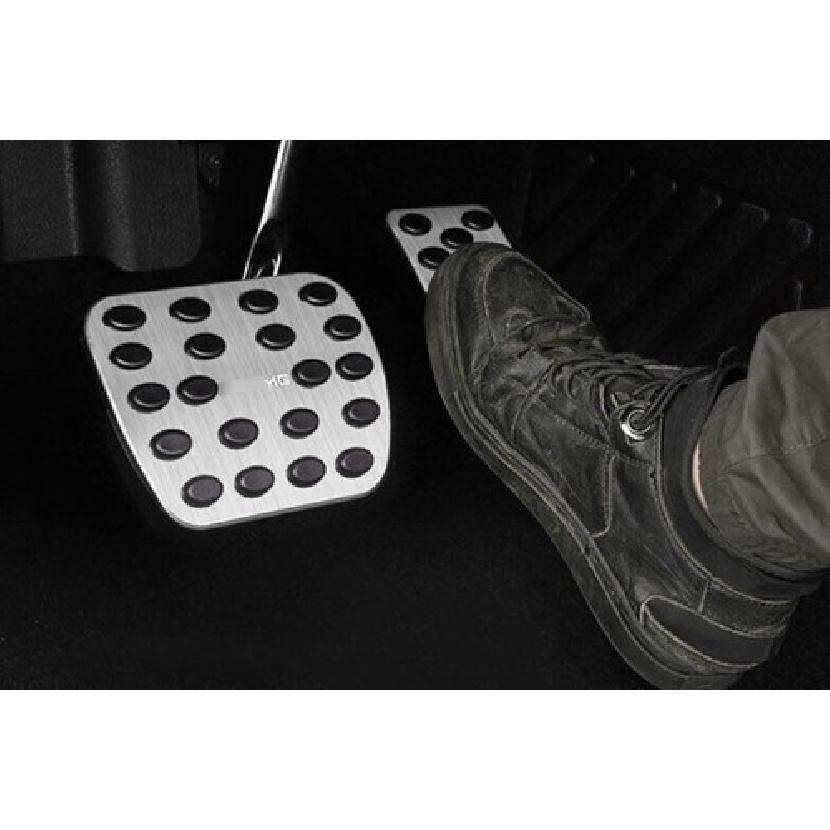 For Benz GLA 2020-2024 Silver Aluminum Accelerator Brake Pedal Footboard Trim 2*