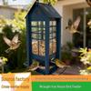 Comedouro Popular de Pássaros em Ferro: Decoração Criativa para Jardim ao Ar Livre