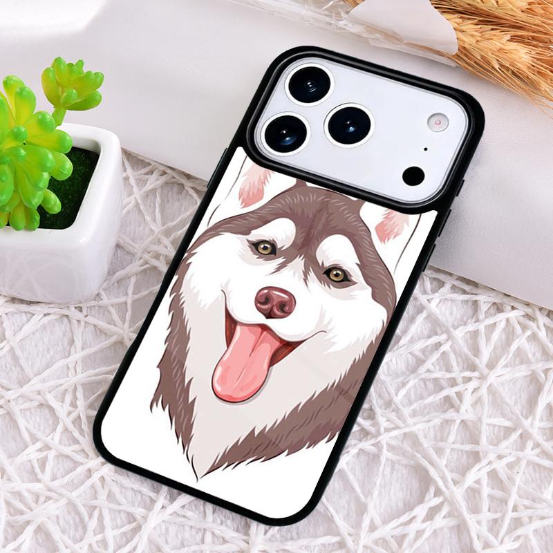Siberian Husky Dog Shockproof Phone Case for iPhone 17 Air 16e 15 11 12 14 13 Pro Max Cover Coque