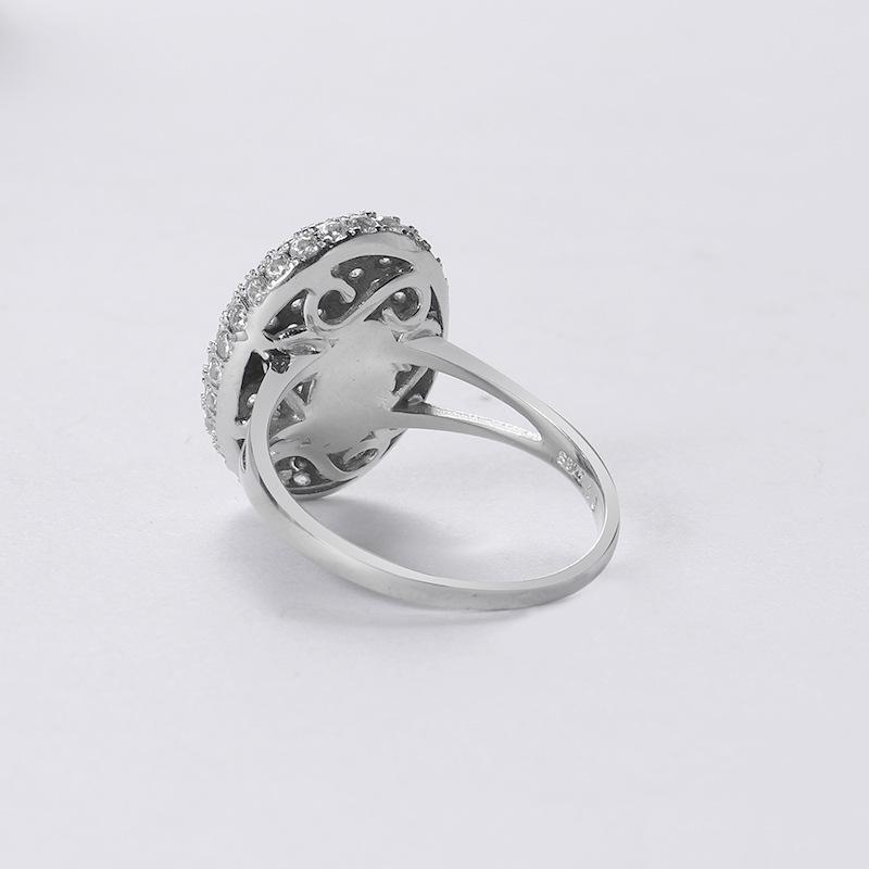 925 Sterling Silver Twilight Saga-Inspired Cluster Ring for Women