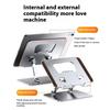 J18S Alloy Steel Live Streaming Phone Tablet Stand 360 Degree Rotation Desktop Holder