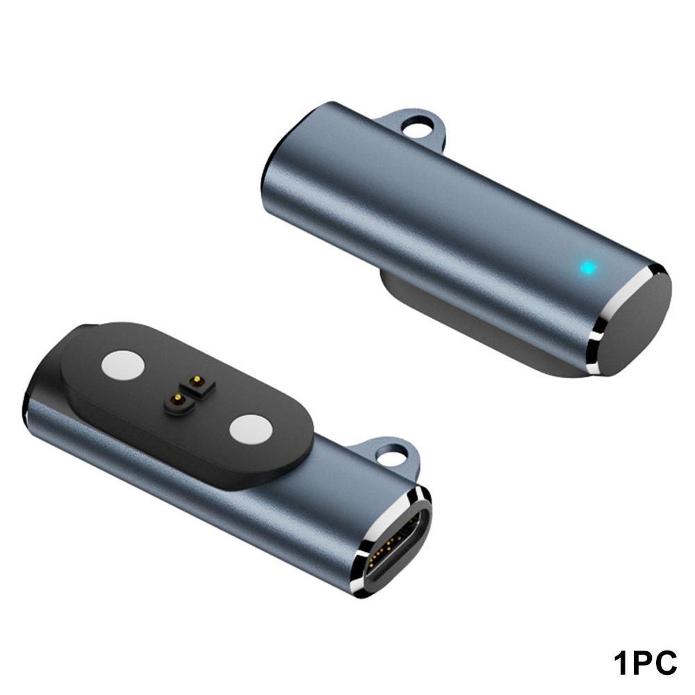 

Aluminium Alloy Magnetic Converter Headset Type-C Connector for MOJAWA Run Plus Mojo2 Grey-USB C to 2Pin