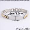 Stainless Steel Strap   Men's and Women's Gentleman's Temperament Retro Bent Brand Strap  Jewelry 