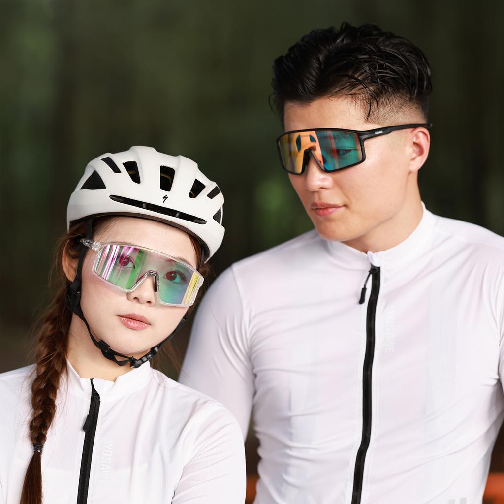 Polarizované cyklistické brýle WPSAWE Dazzle Color pro muže a ženy Venkovní sportovní cyklistické brýle s krátkozrakým rámem