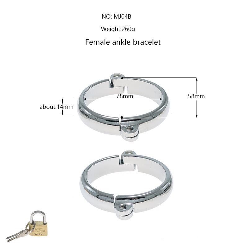 Men and Women Sex Handcuff Ankle Ring Oval Adult Sex Tools Couple Game Props Bedding