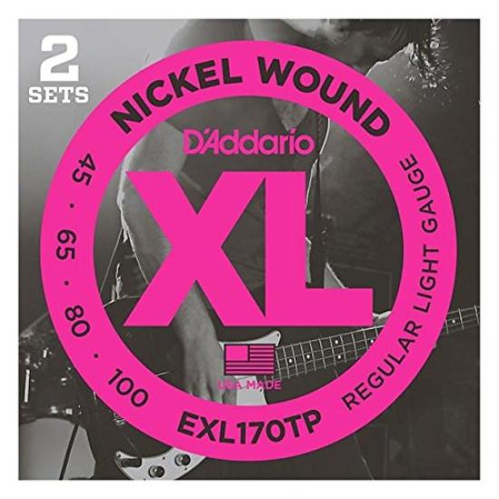 

EXL170TP Двойные струны x 2 набора по 4 D Addario/D Addario Pack/Bass (Всего наборов)