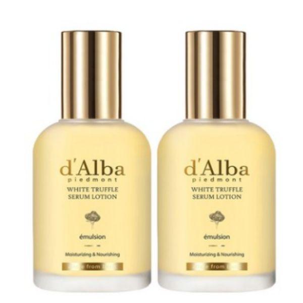 d’Alba White Truffle Moisturizing Serum Lotion, 100ml × 2