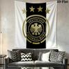 Deutscher Fußball-Bund Wandteppich Ästhetisches Wandbehang Gedruckter Stoffdecke Dekorative Wandteppiche für Schlafzimmer Wohnzimmer Heimdekoration
